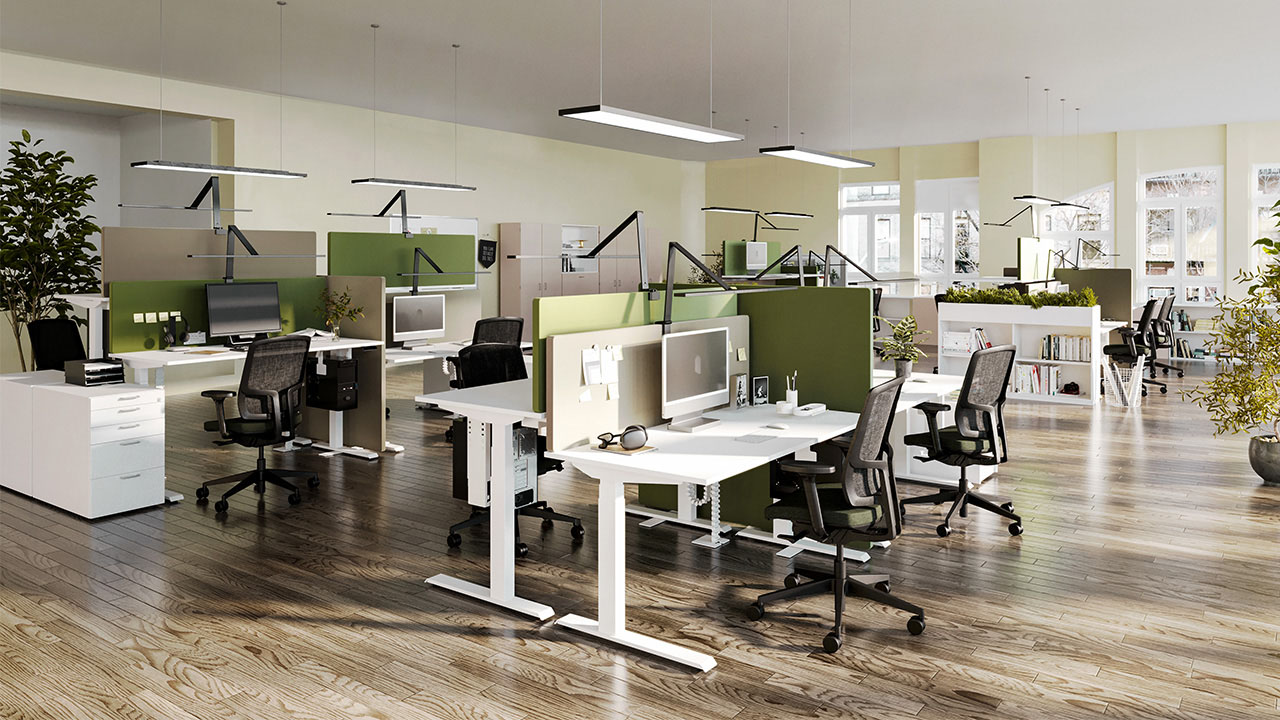 Höhenverstellbarer Tisch Leuwico Hof