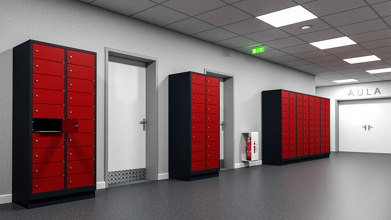 Schließung Schrank Hof