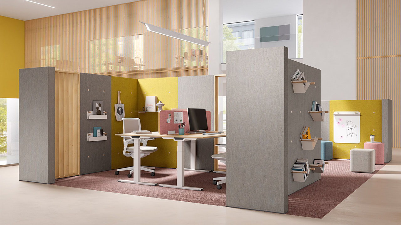 Trennwand Hof Palmberg Clamp