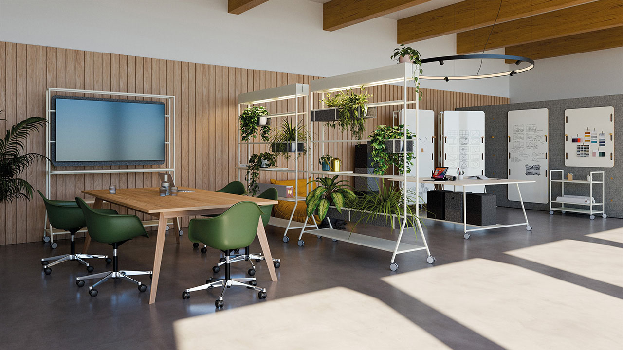 Palmberg Lounge Raumtrennung